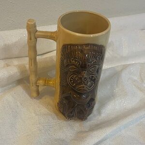 Vintage Ceramic Al Harrington South Pacific Man Tiki Mug